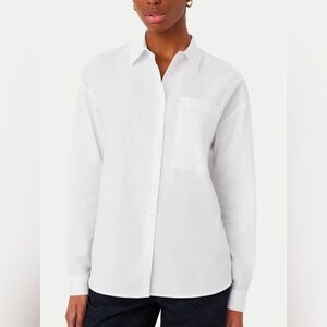 Frank + Oak Loose Kapok Shirt in Bright White